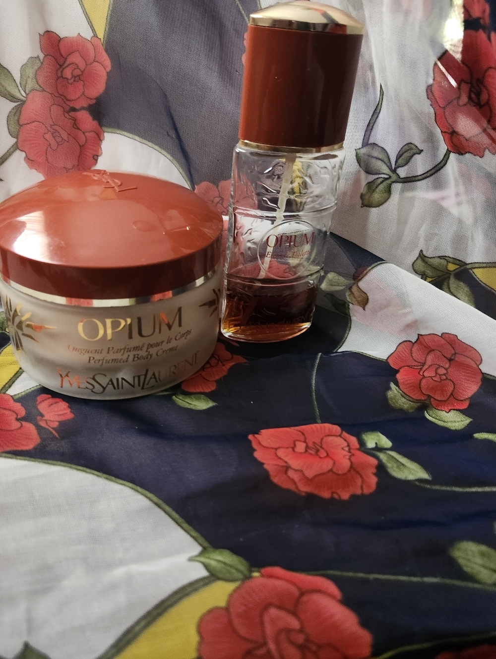 Sold *Vintage Yves Saint Laurent Opium Set
